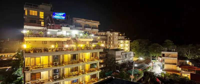 Exterior architecture of Hotel Splendid View in Central Lakeside, Pokhara